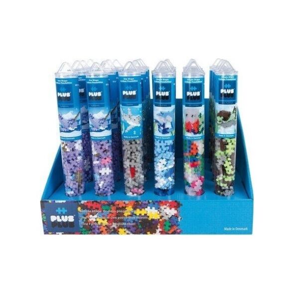 Plus Plus PLUS-PLUS DISPLAY TUBY ZWIERZ?TA WODNE - 24 TUBY