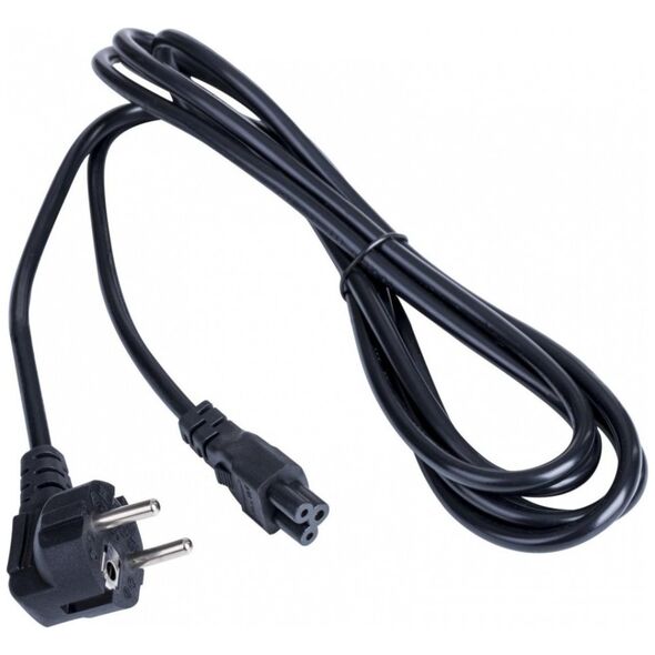 Kabel zasilający Akyga AKYGA Kabel zasilający do notebooka AK-NB-10A koniczynka CCA CEE 7/7 / IEC C5 3 m