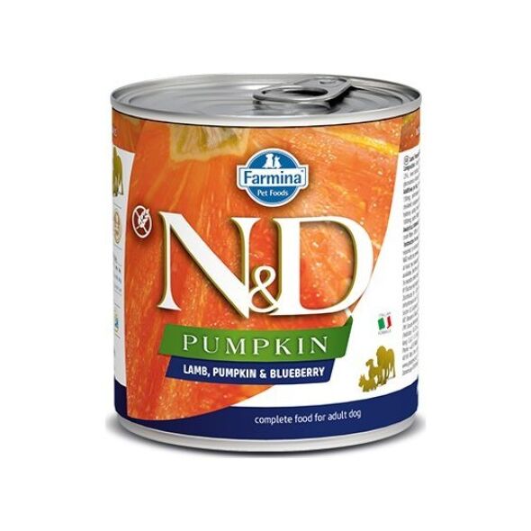 Farmina Farmina N&D Pumpkin Grain Free canine LAMB, PUMPKIN & BLUEBERRY ADULT KARMA MOKRA 285g
