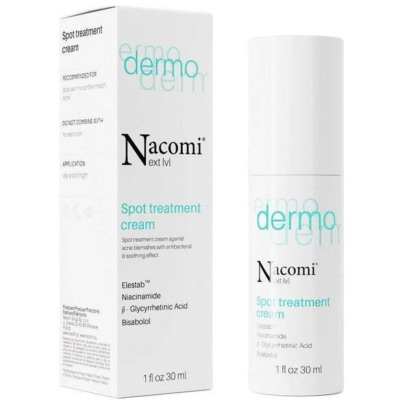 Nacomi Next Level Dermo punktowy krem przeciwdziałający niedoskonałościom 30ml