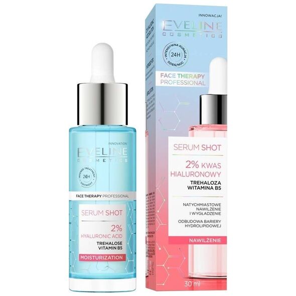 Eveline Eveline Face Therapy Professional Serum Shot Kuracja nawilżająca - 2% Kwas Hialuronowy  30ml