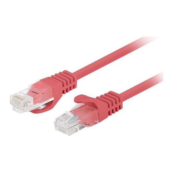 Lanberg PATCHCORD KAT.6 UTP 1M CZERWONY FLUKE PASSED LANBERG 10-PACK