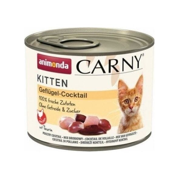 Animonda ANIMONDA Carny Kitten smak: koktajl drobiowy 200g