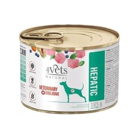 4Vets 4VETS NATURAL - Hepatic Dog 185g
