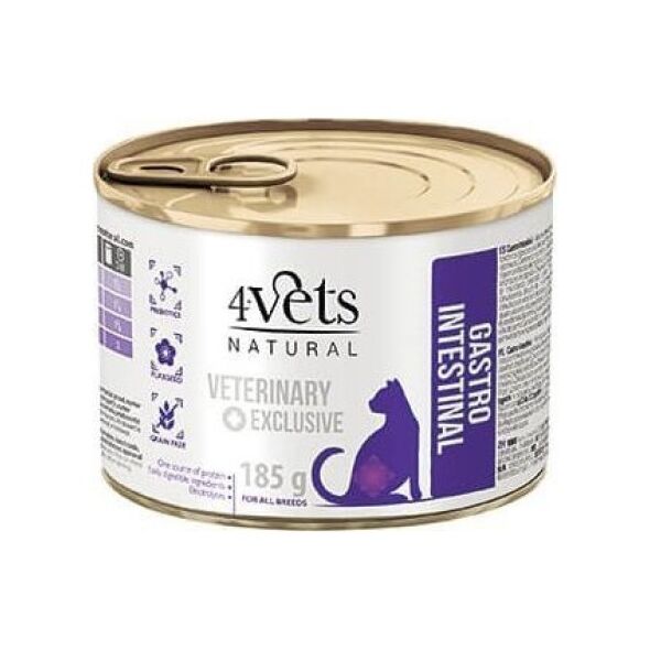 4Vets 4VETS NATURAL - Gastro Intenstinal Cat 185g