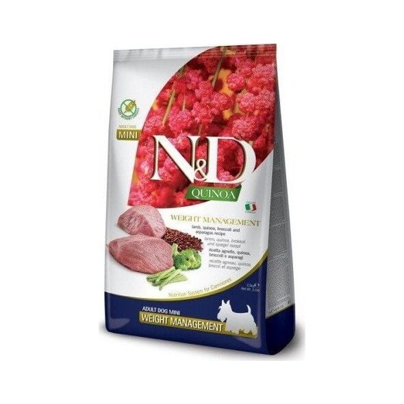 Farmina FARMINA N&D QUINOA DOG WEIGHT MANAGEMENT ADULT MINI 2,5kg