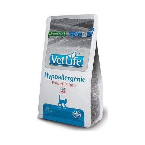 Farmina FARMINA VET LIFE NAT CAT HYPO PORK POTATO ADULT 1,5kg