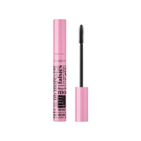 Claresa CLARESA Tusz do rzęs NO MORE FALSIES pogrubiający - 01 deep black 10g