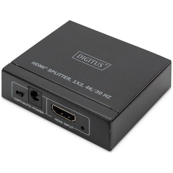 Digitus Rozdzielacz/Splitter HDMI 2-portowy 4K/30Hz EDID HDCP1.4