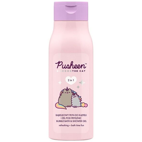 Pusheen Bubble Bath & Shower Gel bąbelkowy płyn do kąpieli i żel pod prysznic 400ml Pusheen