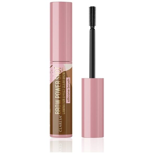 Claresa CLARESA Transparentny Żel do stylizacji brwi z kofeiną Brow Power Shot - efekt laminacji 8g