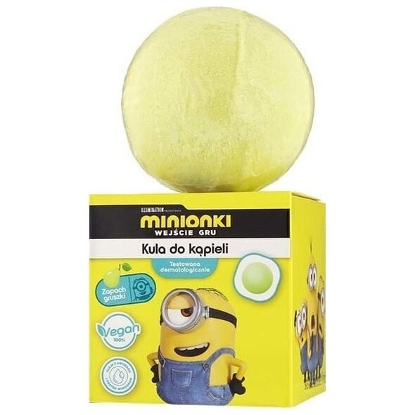 MINIONKI_Musująca kula do kąpieli Gruszka 165g