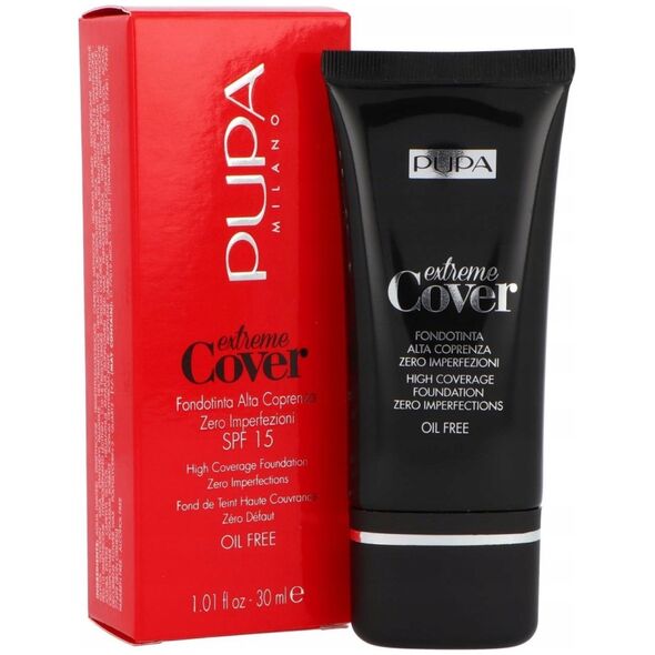 Pupa Pupa, Extreme Cover, Oil-Free, Liquid Foundation, 003, Dark Ivory, 30 ml For Women