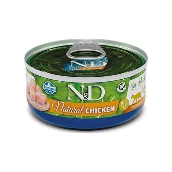 Farmina FARMINA N&D CAT NATURAL Kurczak 140g
