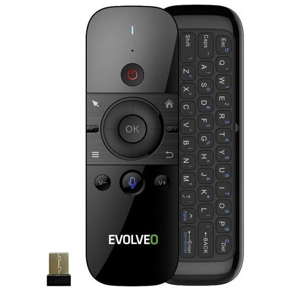 Pilot RTV Evolveo EVOLVEO FlyMotion D1, bezdrátová gyroskopická myš s klávesnicí