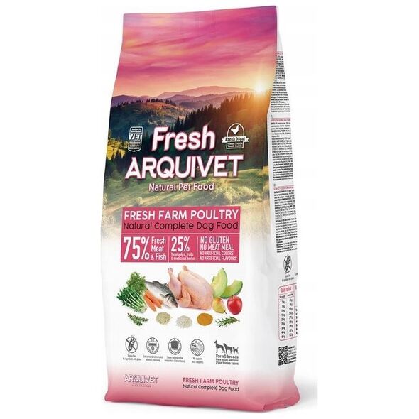 ARQUIVET ARQUIVET Fresh Kurczak i Ryba Oceaniczna - półwilgotna karma dla psa - 10 kg