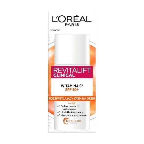 L’Oreal Paris Revitalift Clinical witamina C rozświetlający krem na dzień SPF50+ 50ml