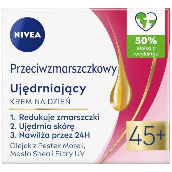 Nivea Przeciwzmarszczkowy+ ujędrniający krem na noc 45+ 50ml