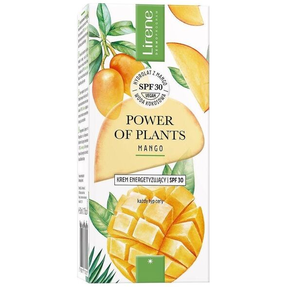 Lirene Power of Plants krem energetyzujący SPF30 Mango 50ml