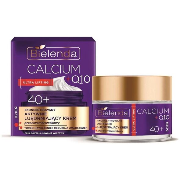 Bielenda Calcium + Q10 Skoncentrowany aktywnie ujędrniający krem przeciwzmarszczkowy na dzień 40+ 50ML