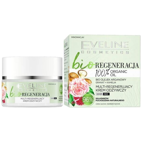 Eveline Cosmetics Bio regeneracja multi-regenerujący krem odżywczy na dzień i noc 50ml
