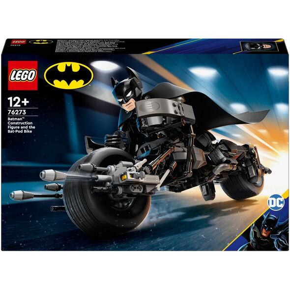 LEGO DC Batman Figurka Batmana™ do zbudowania i batcykl (76273)