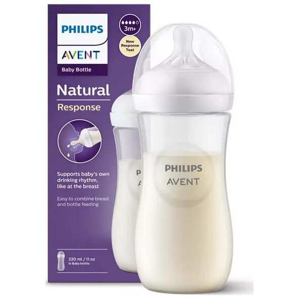 Avent AVENT SCY906/01-RESPONSYWNA BUTELKA NATURAL 330ML