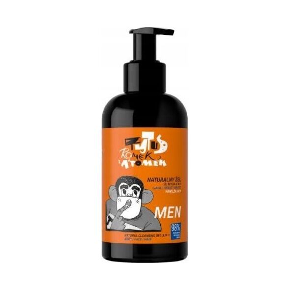 4organic 4ORGANIC_Tytus Romek i A'Tomek nawilżający żel do mycia 3w1 ciała, twarzy i włosów 200ml