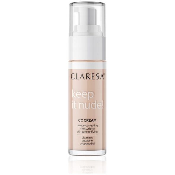 Claresa CLARESA_Keep In Nude CC Cream krem wyrównujący koloryt cery 103 Cool Medium 33g