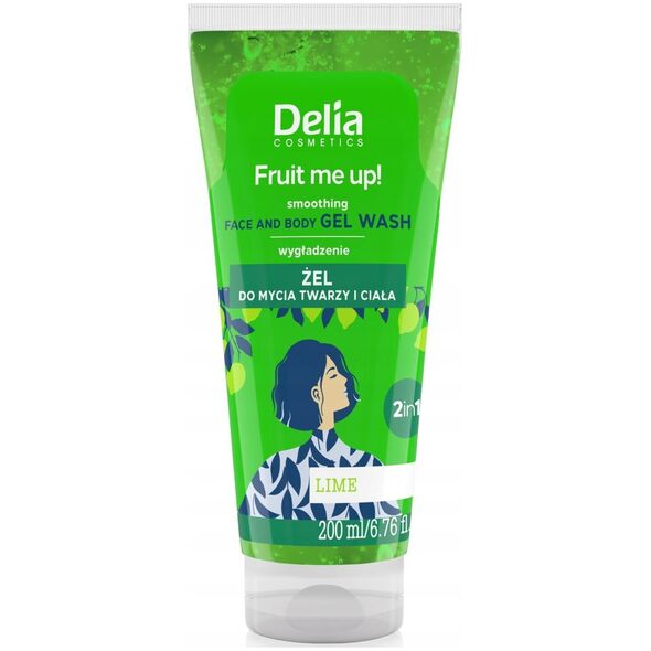 Delia DELIA_Fruit Me Up! żel do mycia twarzy i ciała Limonka 200ml