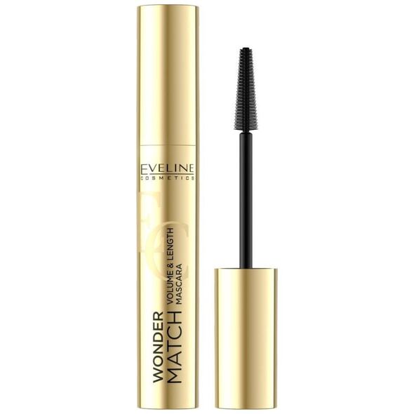 XXXX__Eveline Cosmetics (Eveline) Eveline Wonder Match pogrubiająco-wydłużający tusz do rzęs Black 7ml