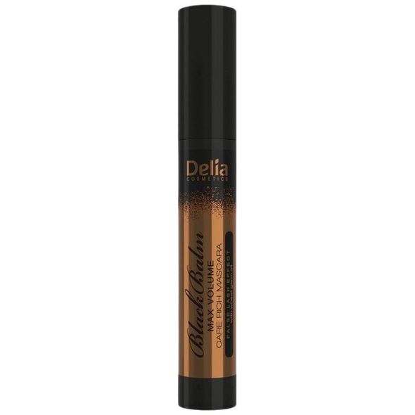 Delia Delia Max Volume Care Rich Black Balm Mascara pielęgnujący tusz do rzęs z odżywczym olejkiem 14ml