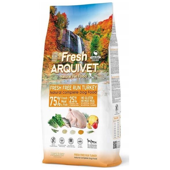 ARQUIVET Arquivet Fresh Półwilgo ryba ocean/indyk pies 2,5kg