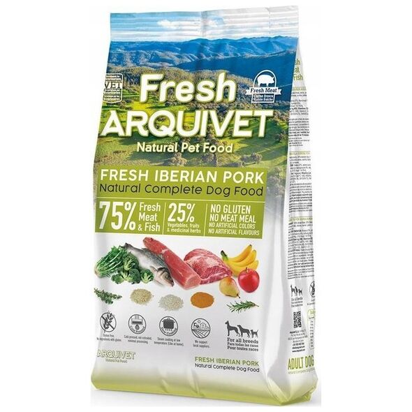 ARQUIVET ARQUIVET FRESH Półwilgotna karma dla psa wieprzowina iberyjska i ryba oceaniczna 2,5 kg