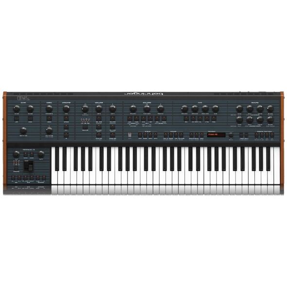 Behringer Behringer UB-Xa - Analogowy 16-głosowy syntezator polifoniczny z 8 trybami Vintage, podwójnymi VCF oraz 61 klawiszami z funkcją After-Touch.