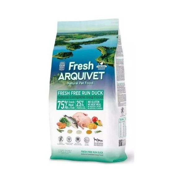 ARQUIVET ARQUIVET FRESH - półwilgotna karma dla psa - kaczka z rybą oceaniczną - 10kg