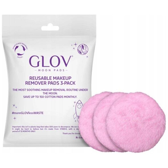 Glov Moon Pads Reusable Makeup Remover płatki do zmywania makijażu 3szt