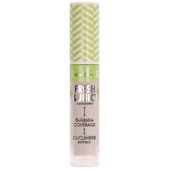 Lovely Fresh & Juicy Concealer rozświetlający korektor do twarzy z ekstraktem z ogórka 2 4.8g
