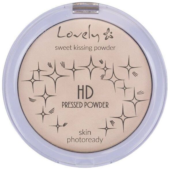 Lovely HD Pressed Powder transparentny matujący puder do twarzy z olejem jojoba 10g