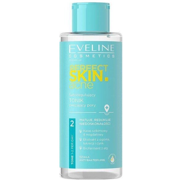 Eveline Perfect Skin Acne Seboregulujący tonik zwężający pory 150ml
