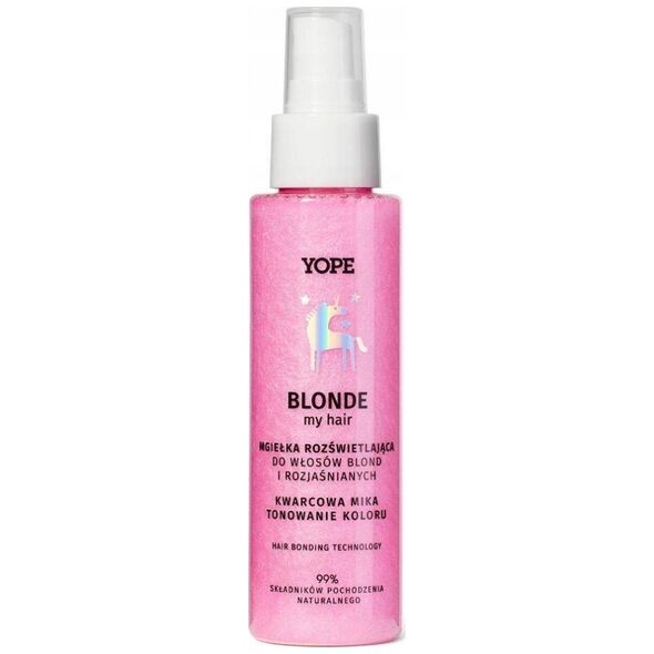 Yope Yope Blonde My Hair mgiełka rozświetlająca do włosów Kwarc 100ml