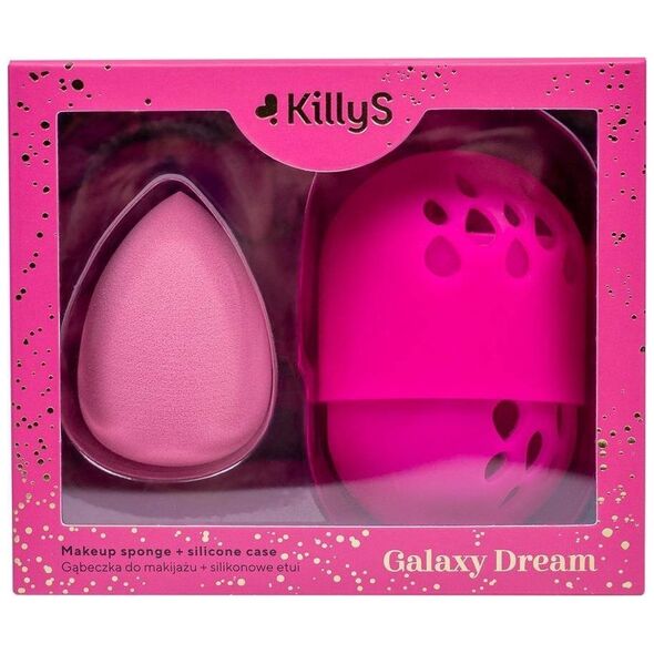 KILLYS KillyS Galaxy Dream gąbeczka do makijażu z silikonowym etui