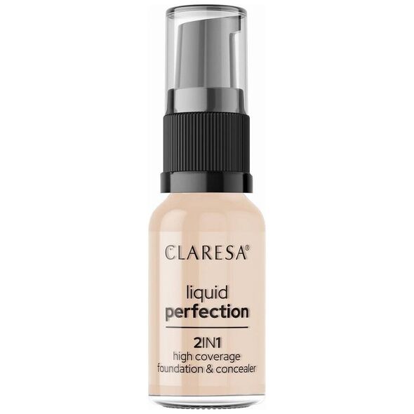 Claresa Claresa Liquid Perfection 2w1 102 Warm Medium 18g