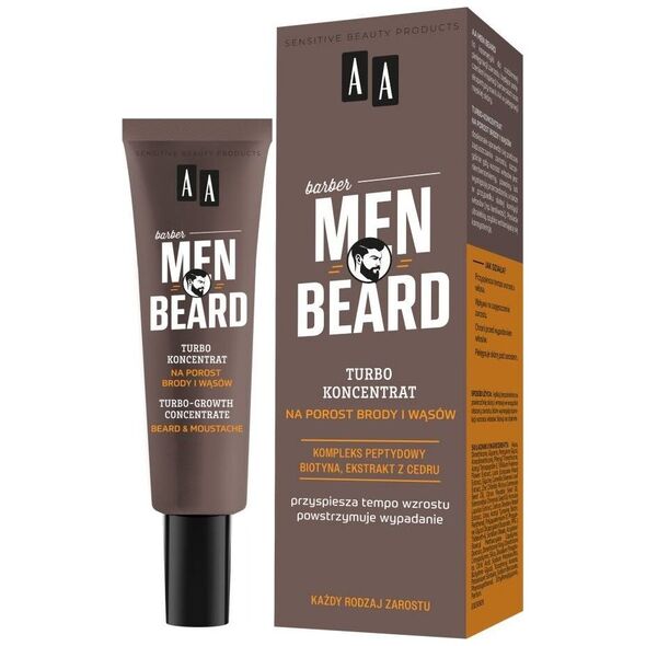 AA Men Beard turbo-koncentrat na porost brody i wąsów 30ml