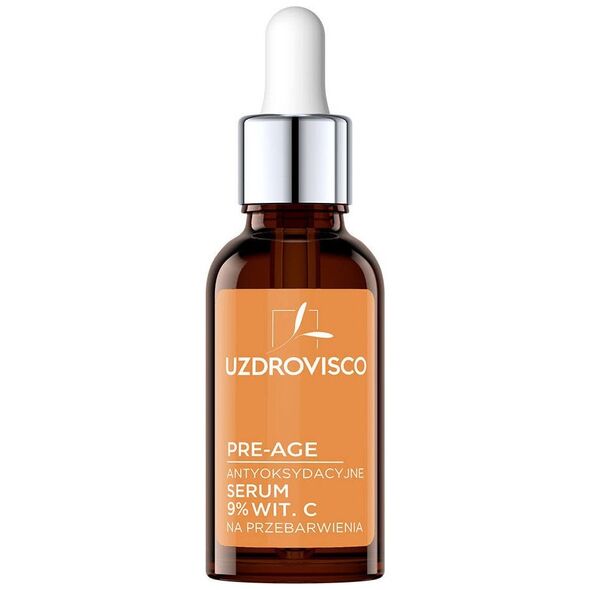 Uzdrovisco Pre-Age antyoksydacyjne serum 9% wit. C na przebarwienia 30ml