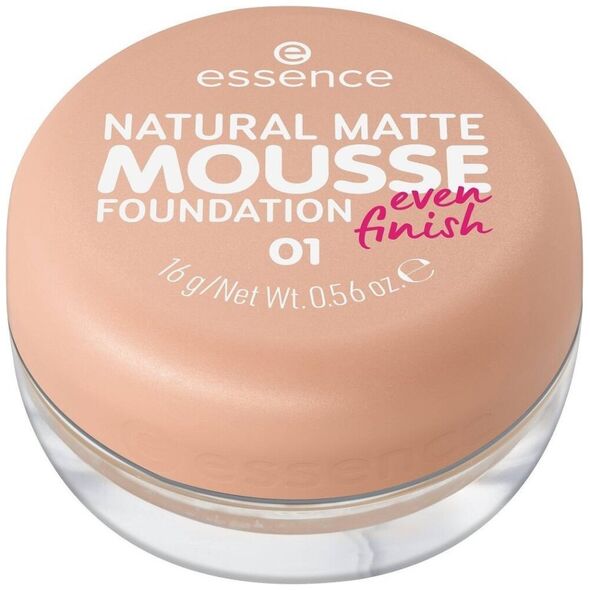 Essence Essence Natural Matte Mousse Foundation podkład do twarzy w musie 01 16g
