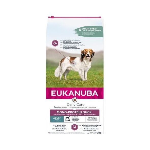 EUKANUBA Eukanuba Daily Care Adult Protien Kaczka - sucha karma dla psa 12 kg
