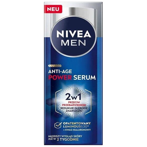 Nivea NIVEA_Men Anti-Age Power Serum 2in1 intensywne serum przeciw niedoskonałościom 30ml
