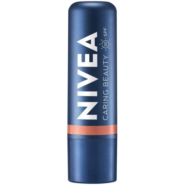 Nivea NIVEA Pomadka pielęgnująca do ust Caring Beauty 3w1 Nude 4.8 g