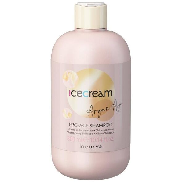 Inebrya Ice Cream Argan Age nabłyszczający szampon z olejkiem arganowym 300ml